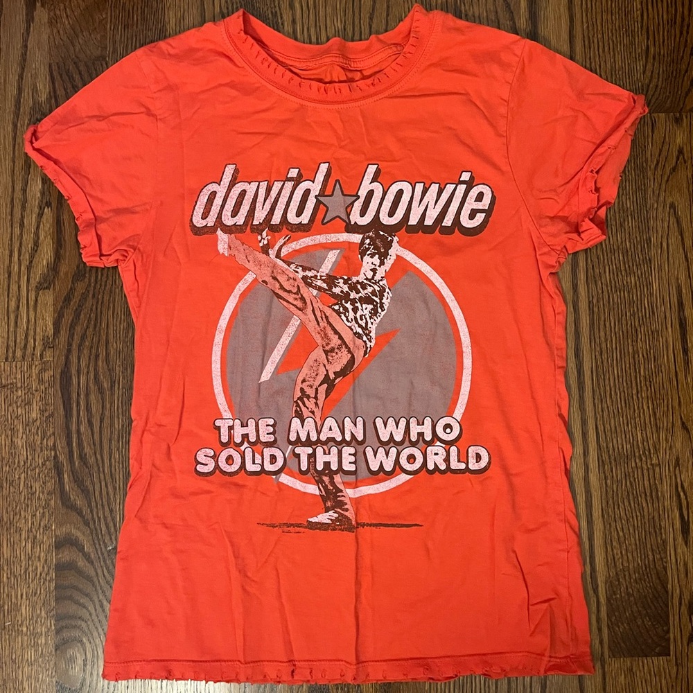 Women’s Red David Bowie Shirt
